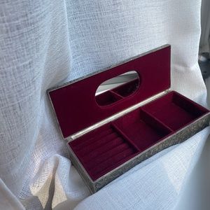Vintage Silver Jewelry Box